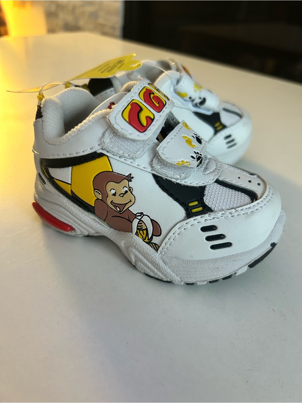 VTG 1990’s curious George sneakers size 4T NEW